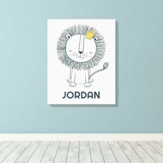 Ich bin ein kleiner König Leinwanddruck (Insitu (Holzboden))