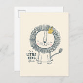 Ich bin ein kleiner König Postkarte (Vorne/Hinten)