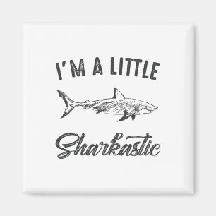 Ich bin ein kleiner Sharkastic Funny Hai Spaß Magnet
