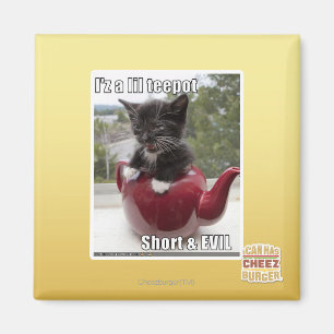 Ich bin ein kleiner Teepot Magnet