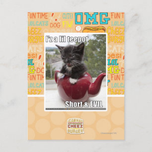 Ich bin ein kleiner Teepot Postkarte