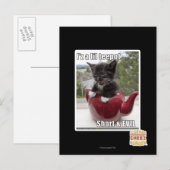Ich bin ein kleiner Teepot Postkarte (Vorne/Hinten)