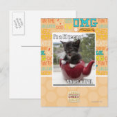Ich bin ein kleiner Teepot Postkarte (Vorne/Hinten)