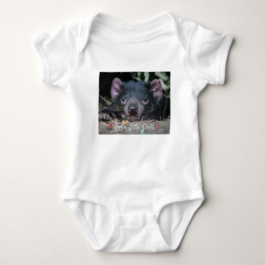 Ich bin ein kleiner Teufel Baby Strampler (Vorderseite)