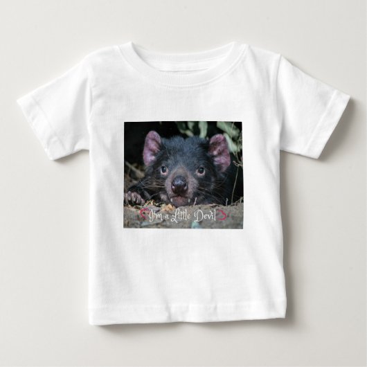 Ich bin ein kleiner Teufel Baby T-shirt (Vorderseite)