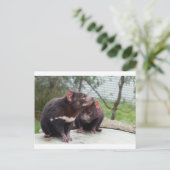 Ich bin ein kleiner Teufel Postkarte (Stehend Vorderseite)