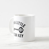 Ich bin ein kleiner Türschlüssel Kaffeetasse (Vorderseite Links)