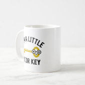 Ich bin ein kleiner Türschlüssel Kaffeetasse (Vorderseite Links)
