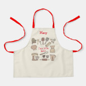 Ich bin ein kleines Baker-Kind Schürze (Vorderseite)