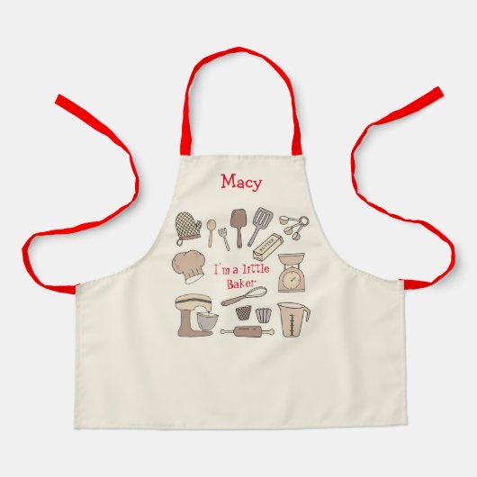 Ich bin ein kleines Baker-Kind Schürze (Vorderseite)