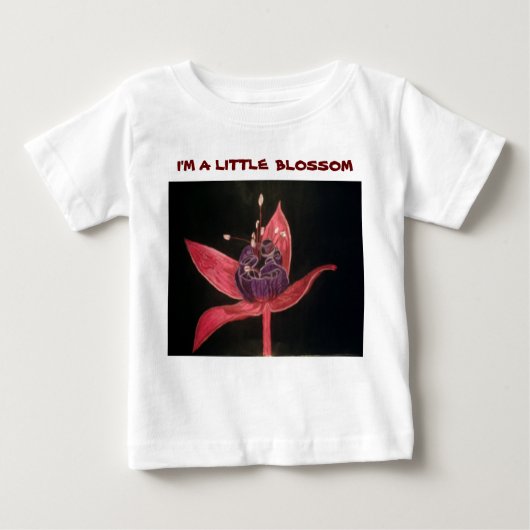 ICH BIN EIN KLEINES, BLOSSOM-Babytee Baby T-shirt (Vorderseite)