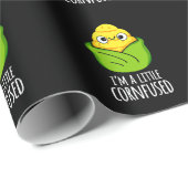Ich bin ein kleines Cornfused Funny Mais Pun Dark Geschenkpapier (Rolleneckpunkt)