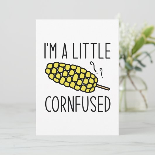 Ich bin ein kleines Geschwätz Dankeskarte (Stehend Vorderseite)