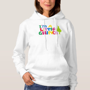 Ich bin ein kleines Grinch-Buntgrafik Hoodie