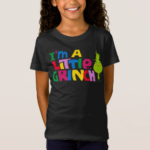 Ich bin ein kleines Grinch-Buntgrafik T-Shirt