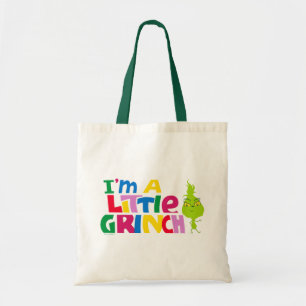 Ich bin ein kleines Grinch-Buntgrafik Tragetasche