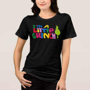 Ich bin ein kleines Grinch-Buntgrafik Tri-Blend Shirt