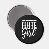 Ich bin ein kleines Mädchen Magnet (Vorderseite/Rückseite)