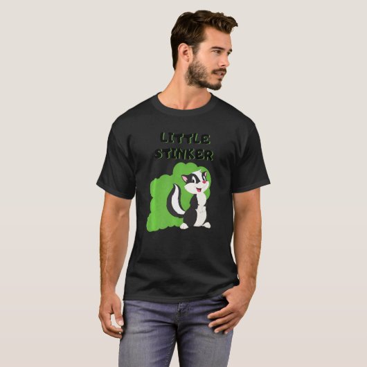 Ich bin ein kleines Stinker Skunk Sprichwort Sarca T-Shirt (Vorne ganz)
