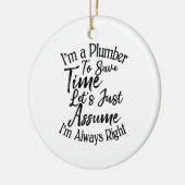 Ich bin ein Klempner, um Zeit Retten. Nehmen wir m Keramik Ornament (Links)