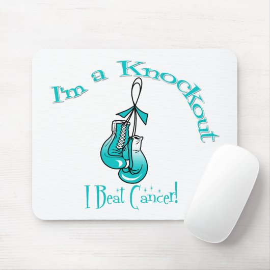 Ich bin ein Knock-out, dass ich Gebärmutterhalskre Mousepad (Mit Mouse)