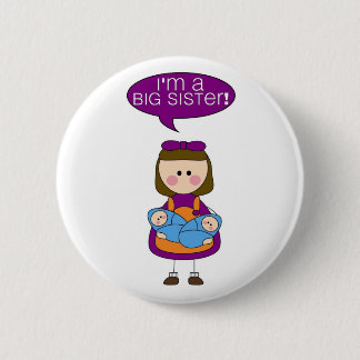 ich bin ein Knopf der großen Schwester Button