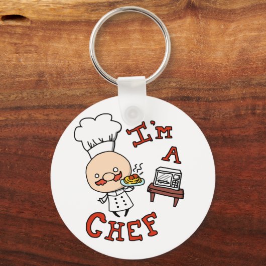Ich bin ein Koch! Schlüsselanhänger (Vorderseite)