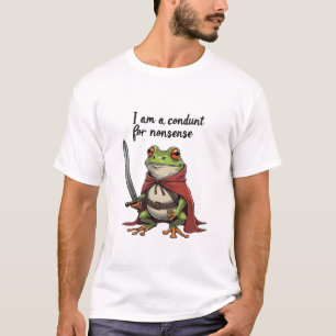 Ich bin ein Konduit für Nonsense Funny Kawaii Frog T-Shirt
