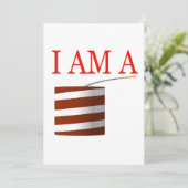 Ich bin ein Kracher Einladung (Stehend Vorderseite)