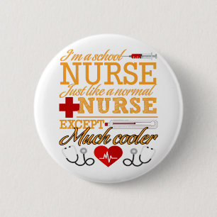 Ich bin ein Krankenpfleger im Shirt Button