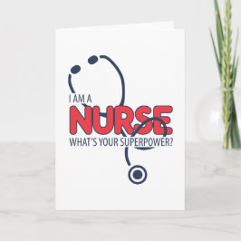 Ich bin ein Krankenpfleger Karte