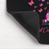Ich bin ein Krieger-Brustkrebs-Bewusstseinsgewinn  Mousepad (Ecke)