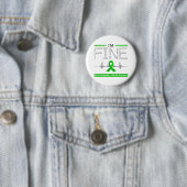 Ich bin ein Krieger der feinen Mitochondrien-Krank Button (Beispiel)
