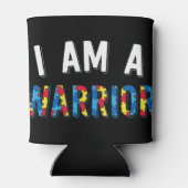 Ich bin ein Krieger-Design. Lege das Puzzleteil au Dosenkühler (Rückseite)