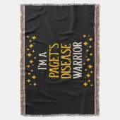 Ich bin ein Krieger gegen die Paget-Krankheit Decke (Vorderseite Vertikal)