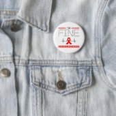 Ich bin ein Krieger gegen Substanzmissbrauch Button (Beispiel)