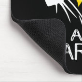 Ich bin ein Krieger-Kinder-Krebs-Bewusstsein Gold Mousepad (Ecke)