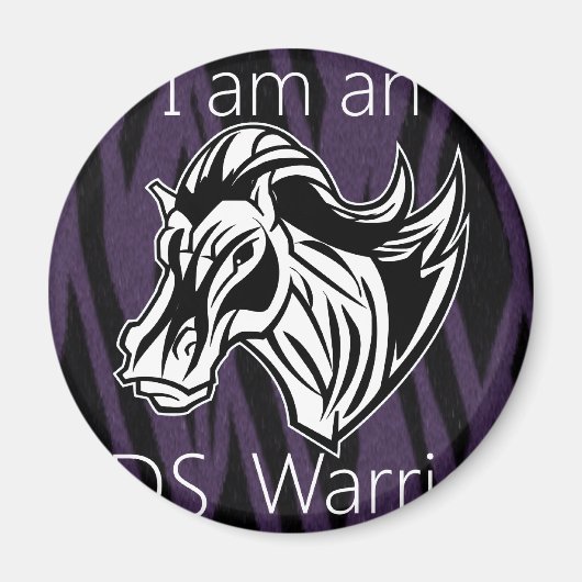 Ich bin ein Krieger.png Magnet (Vorne)