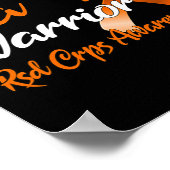 Ich bin ein Krieger-Rsd-Crps-Bewusstsein Poster (Ecke)