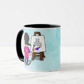 ICH BIN EIN KÜNSTLER... TASSE (Vorderseite Links)