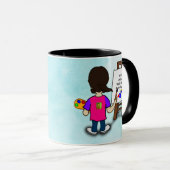 ICH BIN EIN KÜNSTLER... TASSE (VorderseiteRechts)