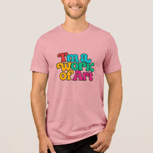 Ich bin ein Kunstwerk Tri-Blend Shirt