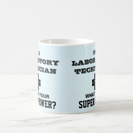Ich bin ein Labortechniker Kaffeetasse (Mittel)