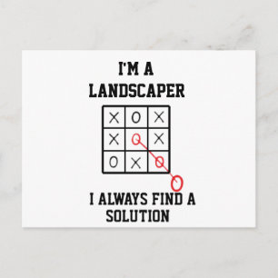 Ich bin ein Landschaftsgärtner, ich finde immer ei Postkarte