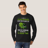 Ich bin ein Langläufer-Funny Turtle Lover Running T-Shirt (Vorne ganz)