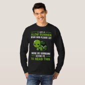 Ich bin ein Langläufer-Funny Turtle Lover Running T-Shirt (Vorne ganz)