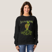 Ich bin ein Langläufer-Sloth-Laufteam Funny Marath Sweatshirt (Vorne ganz)