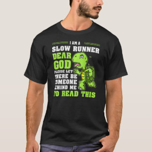 Ich bin ein Langläufer Turtle Funny Marathon Runni T-Shirt