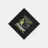 Ich bin ein langsames Läufer-Funny Turtle-Geschenk Serviette (Ecke)