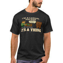 ICH BIN EIN LÄSSIGES ORDNER-GRAFIK-T-Shirt